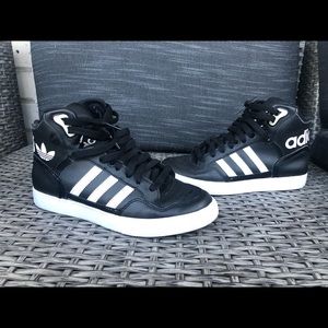 Adidas Originals Extaball High Top Leather Shoes